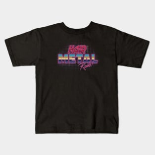 Hair Metal Rocks Kids T-Shirt